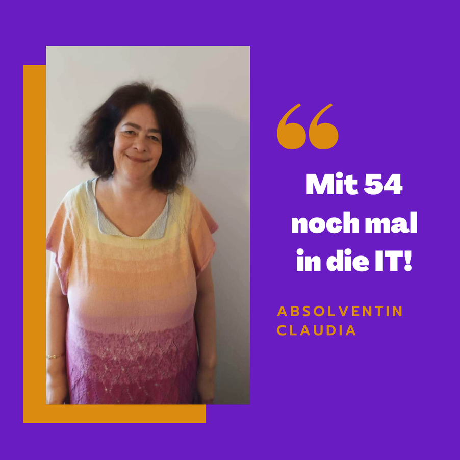 Mit 54 noch mal in die IT: Claudia hats geschafft!